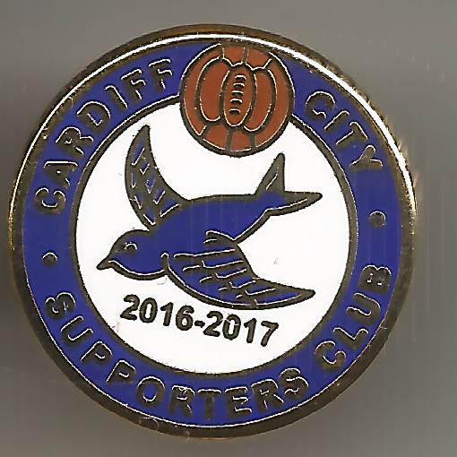 Pin Cardiff City FC Supportersclub 2016-2017